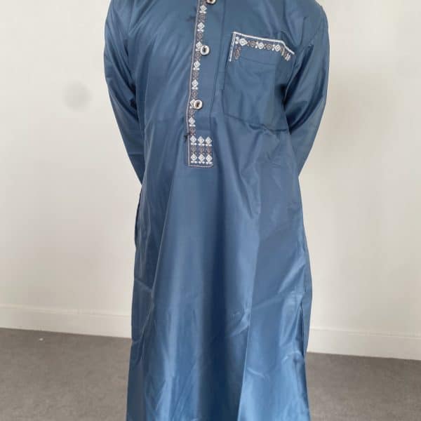 qamis sufyan bleu