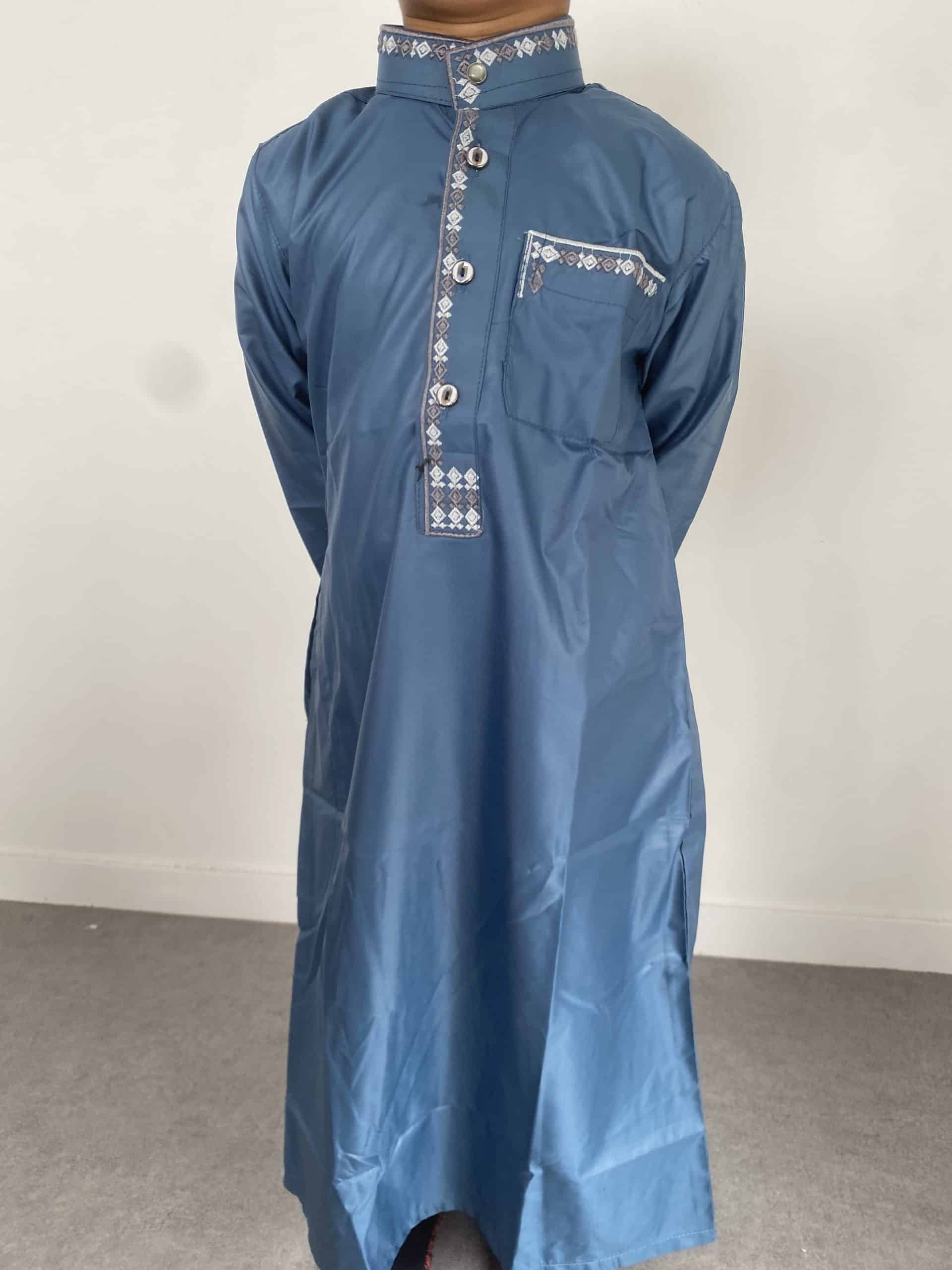 qamis sufyan bleu